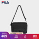 FILA 斐樂(lè )官方男包挎包2025冬季新款時(shí)尚休閑隨身包單肩包斜挎包 正黑色-BK XS