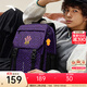 安踏（ANTA）凱里·歐文系列丨雙肩包男女大容量時(shí)尚書(shū)包運動(dòng)訓練健身籃球背包 【烈焱】果醬紫-3 均 碼