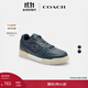 蔻馳（COACH）【男女同款】男士男鞋經(jīng)典標志SOHO運動(dòng)鞋板鞋黑色簡(jiǎn)約百搭 丹寧藍色/丹寧色 41