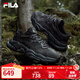 FILA 斐樂(lè )官方男鞋蕨草鞋FERN秋款時(shí)尚復古老爹鞋輕便舒適運動(dòng)休閑鞋 陰影灰/黑-DB 42