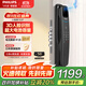 飛利浦（PHILIPS）小藍盾全自動(dòng)智能門(mén)鎖可視貓眼大屏指紋鎖 防盜入戶(hù)門(mén)電子密碼鎖 小藍盾702F【全自動(dòng)人臉識別款】