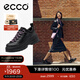 愛(ài)步（ECCO）休閑鞋女 輕盈舒適百搭厚底增高單鞋牛皮女鞋 蹤跡220713 黑色22071351052 37