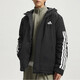 阿迪達斯 （adidas）棉服男裝上衣 2025冬季新款拒水防風(fēng)保暖運動(dòng)休閑連帽夾克外套 JY8303/暖風(fēng)科技/保暖大棉服 XL