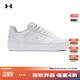 安德瑪（UNDERARMOUR）UA秋冬Official男子簡(jiǎn)約運動(dòng)休閑鞋3028486 白色100 42.5