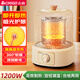 志高（CHIGO）鳥(niǎo)籠取暖器家用小太陽(yáng)烤火爐臥室內速熱電暖氣節能省電桌下小型電暖器電烤爐臺地兩用電暖爐暖腳器 米色1200W【碳晶盤(pán)+無(wú)極調溫】