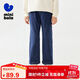 迷你巴拉女童褲子2025春新品寶寶甜美喇叭彈力長(cháng)褲【軟牛仔】