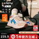 卡特兔童鞋兒童運動(dòng)鞋2025冬新跑步鞋時(shí)尚老爹鞋加絨兒童棉鞋子X(jué)5DF001