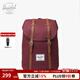 Herschel赫行 中國限定款retreat雙肩包大號書(shū)包戶(hù)外出行 絳紅色 19.5升