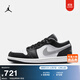 耐克喬丹男子輕便AJ1板鞋冬季平底低幫緩震運動(dòng)鞋JORDAN 553558 040黑/微?；?白色 41