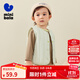 迷你巴拉冬季新款男女童夾棉背心寶寶保暖厚款絎棉馬甲 粉綠A41415 100 cm