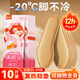 牧火發(fā)熱鞋墊10片35-39碼男女自發(fā)熱腳貼加熱暖腳墊自熱暖貼暖腳神器
