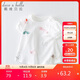 戴維貝拉（DAVE＆BELLA）davebella夏天兒童女童短袖T恤嬰幼兒女寶寶棉質(zhì)上衣DB13960白色