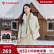 坦博爾時(shí)尚短款立領(lǐng)女士短款百搭羽絨馬甲TB5330152D 知春米  M (165) 