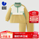 minibala迷你巴拉【學(xué)院風(fēng)】男童女童長(cháng)袖套裝寶寶撞色戶(hù)外兒童運動(dòng)