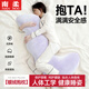 南柔長(cháng)條抱枕深睡覺(jué)成人孕婦側睡覺(jué)神器靠枕男女生夾腿生日禮物ins風(fēng) 暖絨毛毛蟲(chóng)｜淡紫色  可拆洗