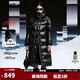 金羽杰明星同款冬季加厚保暖黑金羽絨服女長(cháng)款新潮輕暖面包服Y23806208Y