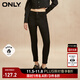 ONLY時(shí)尚高腰加絨緊身小腳褲九分牛仔褲女|123149043 J19 黑牛仔 S 160/64A