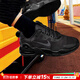 耐克（NIKE）官方 艦店男鞋 25秋新款緩震運動(dòng)鞋厚底增高休閑鞋透氣跑步老爹鞋 純黑色/可視氣墊【百搭】正碼 41 碼（內長(cháng)260mm）