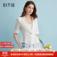 愛(ài)特愛(ài)（EITIE）氣質(zhì)干練修身薄款收腰小西裝短外套夏季新款職業(yè)裝B2403304 極光白10 XL 170