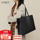 viney牛皮包包女包大容量托特包輕奢單肩大包生日禮物高級感送女友老婆