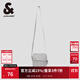 杰克·瓊斯（JACK&JONES）簡(jiǎn)約潮流純色隱藏式抽繩設計順滑拉鏈反光面料小包挎包22448Q002 銀云灰 One Size