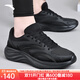 安踏（ANTA）男鞋運動(dòng)鞋男2025秋冬季新款黑色鞋軟底跑步鞋男子運動(dòng)休閑鞋男 【皮面防潑水-緩震男鞋全黑色】基礎黑 42