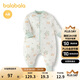 巴拉巴拉嬰兒睡袋寶寶兒童防踢被新生兒全棉柔軟舒適滿(mǎn)印清新209325181202