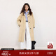 自巧巧裁系列小個(gè)子卡其色立領(lǐng)風(fēng)衣外套女2025早春新款短款大衣 卡其色長(cháng)款 XS （2碼）