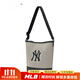 MLB男女情侶水桶包經(jīng)典挎包時(shí)尚休閑百搭冬季 均碼 黑色 禮盒包裝配送手提袋