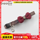 puppytie貓咪新年項圈針織貓頸圈脖圈貓貓鈴鐺可愛(ài)領(lǐng)結蝴蝶結寵物飾品用品 紅 均碼