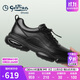 金利來(lái)（Goldlion）男鞋25年新品氣墊底商務(wù)休閑鞋舒適緩震運動(dòng)鞋G559520193AAA黑40