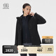 KOLON SPORT/可隆軟殼三合一夾克 女子防風(fēng)透濕戶外沖鋒衣2級(jí) LKJK5WNT14-BK 黑色 【軟殼內(nèi)膽】 L 170/92A