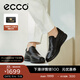 愛(ài)步（ECCO）一腳蹬皮鞋 男士休閑皮鞋樂(lè )福鞋舒適休閑鞋婚鞋 雅仕207144 黑色20714401001 42