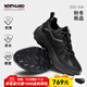 諾詩(shī)蘭（NORTHLAND）女士戈爾低幫徒步鞋防水防滑輕便緩震戶(hù)外休閑鞋NLSDH2506S 黑色 38