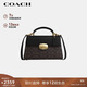 蔻馳（COACH）【品牌直供】女士ELIZA手提單肩斜挎戴妃包拼色CW012
