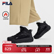 FILA 斐樂(lè )官方男鞋復古運動(dòng)鞋2025冬季新款中幫加絨休閑鞋 黑-BK 42