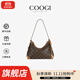 COOGI包包女包輕奢品牌2025新款女士斜挎單肩包新款大氣實(shí)用送女友老婆 咖啡色 29*10*21.5cm