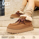 UGG秋季女士時(shí)尚舒適圓頭保暖系帶休閑懶人鞋 1143954CHE|栗色38
