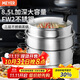 美亞（MEYER）三層復底蒸鍋28cm 家用不銹鋼蒸煮煲湯 燃氣灶電磁爐適用