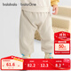巴拉巴拉童裝寶寶褲子兒童長(zhǎng)褲2025秋冬裝加絨加厚褲嬰兒pp褲男童女童萌趣 卡其大象 209425108206 90