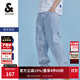 杰克·瓊斯（JACK&JONES）25年男裝秋季潮流寬松直筒錐腿涼感潮牌牛仔褲休閑褲子九分男褲 E40淺牛仔藍 905錐形 29 170 W29