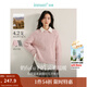 茵曼（INMAN）2025秋冬女裝新款法式手工拉毛時(shí)尚釘珠羊毛衫圓領(lǐng)寬松百搭毛衣 櫻粉色 M