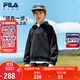 FILA斐樂(lè )兒童童裝加絨衛衣2025年冬季新款男童女童套頭翻領(lǐng)上衣