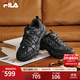 FILA斐樂(lè )男女鞋運動(dòng)鞋復古老爹鞋2025冬季新款貓爪6代輕便舒適休閑鞋 【男】黑/影黑灰-BD 42