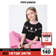 MiniPeace太平鳥(niǎo)童裝夏新女童短袖T恤FBCNF2120 烏黑 160cm