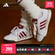 adidas ENTRAP美式校園風(fēng)運動(dòng)少年感復古籃球風(fēng)板鞋男女阿迪達斯 白色/紅色   42