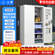 山威工具柜重型儲物柜工具收納箱工廠(chǎng)車(chē)間工業(yè)級收納柜 灰白網(wǎng)四板