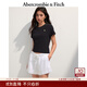 Abercrombie & Fitch【百搭修身】經(jīng)典小麋鹿圖案女裝25夏季圓領(lǐng)短袖T恤139-5759 黑色 S (165/88A)