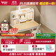 愛(ài)果樂(lè )兒童學(xué)習桌小學(xué)生書(shū)桌家用寫(xiě)字桌學(xué)習桌子實(shí)木套裝兒童桌椅小戶(hù)型 啟蒙家7pro四層1m帶燈+萌兔椅 灰