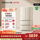 小吉（MINIJ）508L復古多門(mén)冰箱法式四開(kāi)門(mén)家用嵌入式雙變頻電冰箱奶油風(fēng)一級能效除菌凈味國家補貼BCD-508WBS